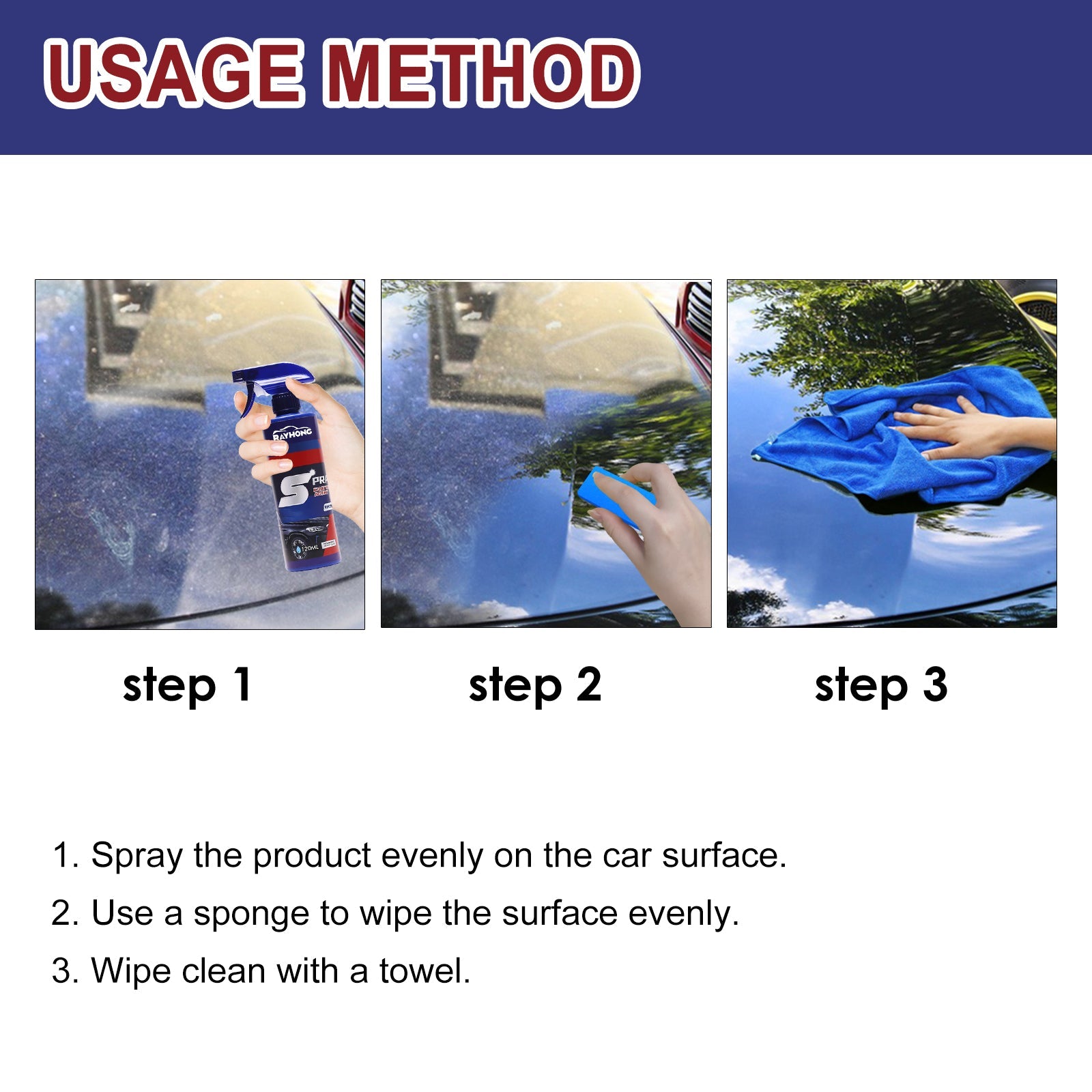 Auto Coating Spray, Auto Paint Maintenance Paint Decontamination And Brightening Nano Coating Spray Coating Agent - Korvel