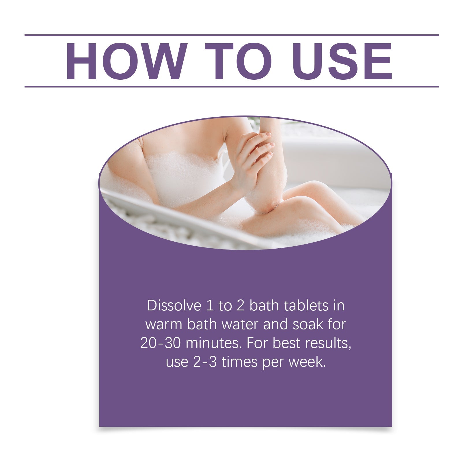 Lavender Essential Oil Magnesium Bath Tablets Moisturize And Cleanse The Body, Refreshing And Lasting - Korvel