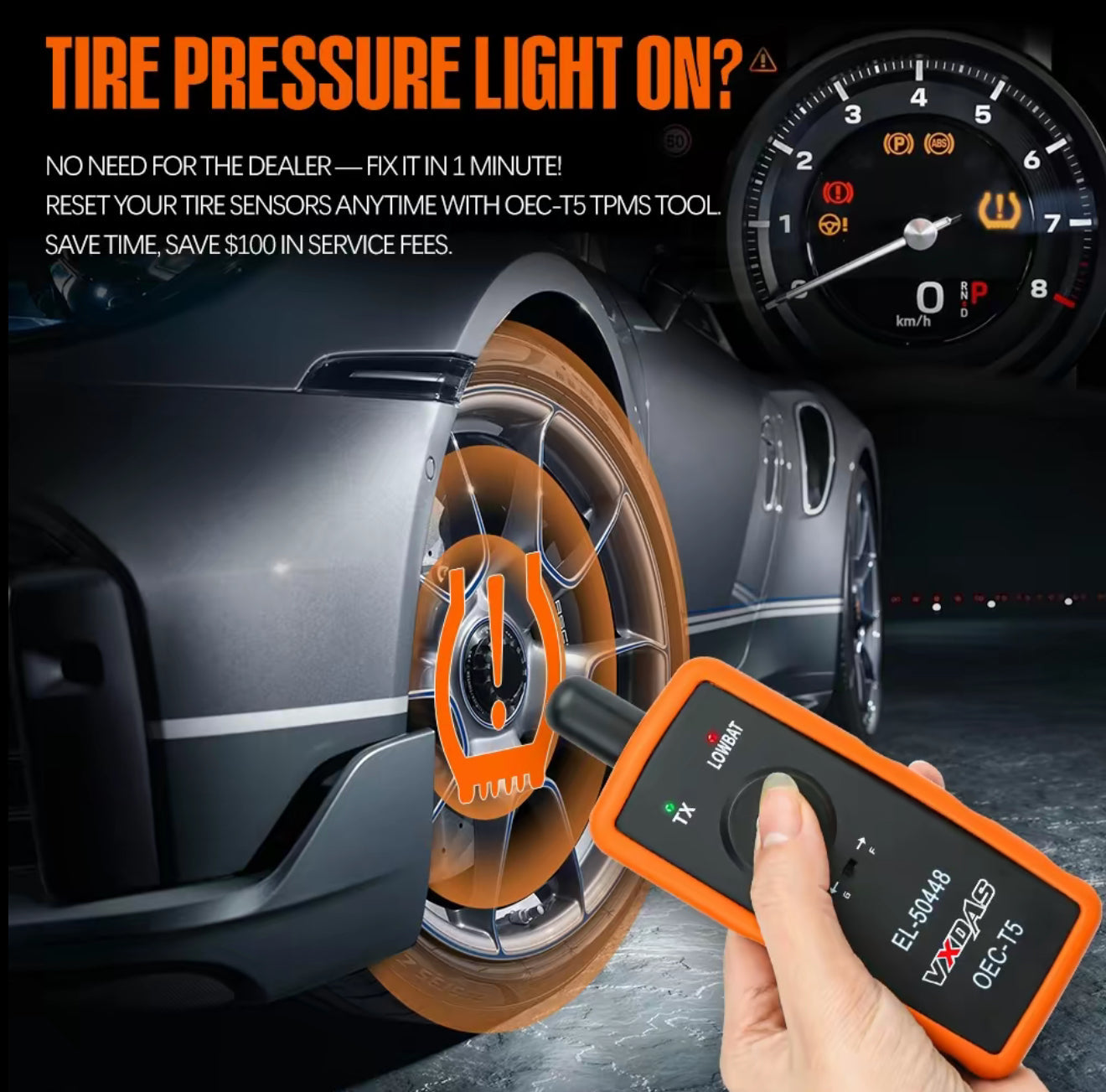 Herramienta de Activación AutoTPMS para Vehículos GM