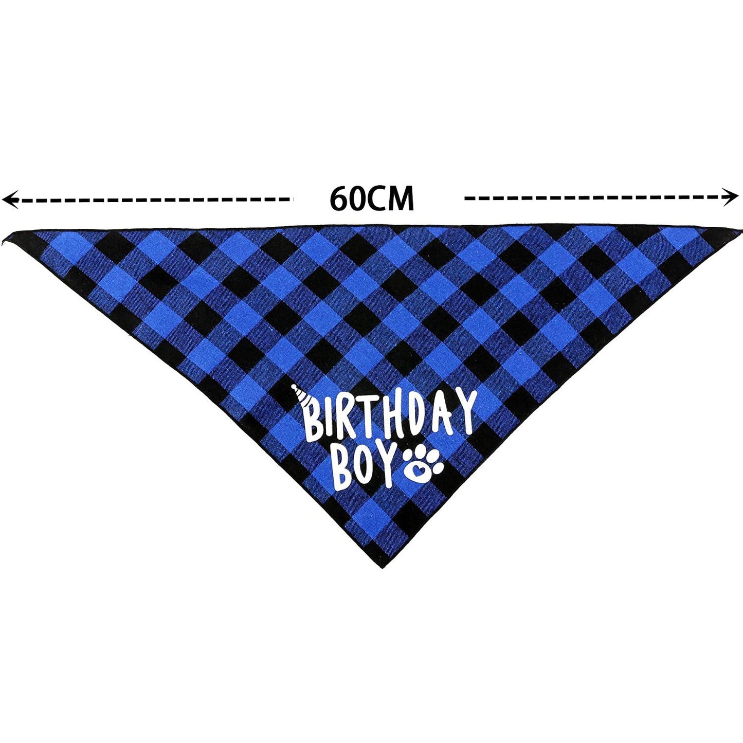 Pet Birthday Set  Triangle Scarf Hat Pet Party Decoration Styling Outdoor Creative - Korvel