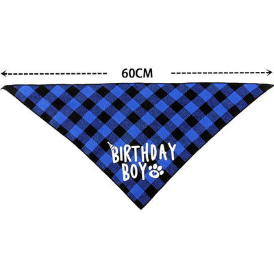 Pet Birthday Set  Triangle Scarf Hat Pet Party Decoration Styling Outdoor Creative - Korvel