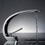 Black all copper single hole cold and hot faucet creative sink for washing hands and faces under the table - Korvel