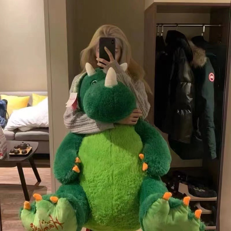 Hamres Triangle Dragon Doll Large Pillow Large Plush Doll - Korvel