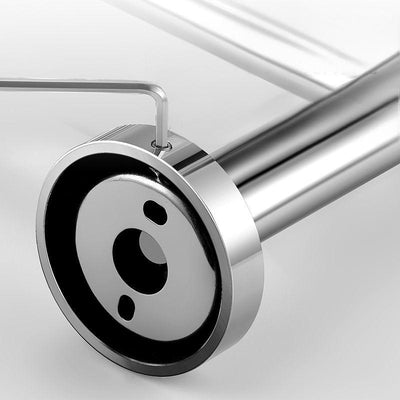 304 stainless steel towel rack, non perforated, bathroom towel double pole hanging rack, household towel rack - Korvel