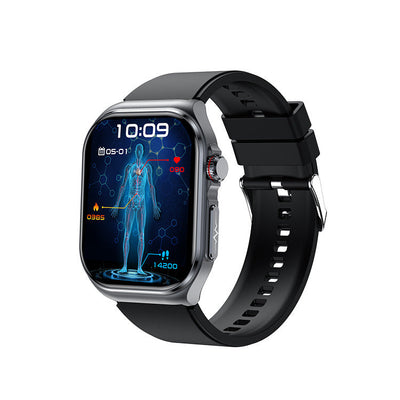 New ET585 smart watch ECG call micro physical examination NFC blood sugar uric acid body fat blood oxygen heart rate - Korvel
