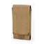 Multi functional outdoor camouflage phone bag, convenient hanging bag, sports waist bag, wearing belt, tactical waist bag - Korvel