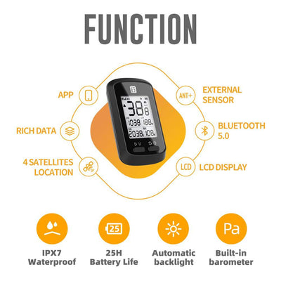 Walker XOSS G+ Cycling GPS Computer - Premium Speedometer