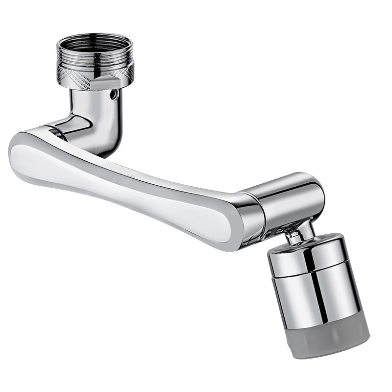 1080 °/1440 ° New Mechanical Arm Double Outlet Bubbler Universal Extension Faucet Splash Proof Washing Faucet Extender - Korvel
