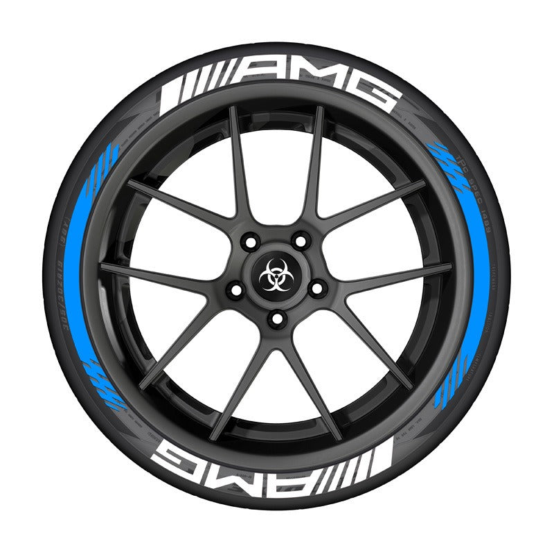 Premium 3D AMG Car Tire Sticker for Stylish Decoration