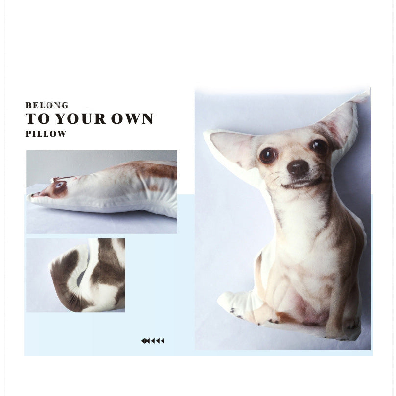 Almohada Personalizada con Forma de Mascota - Cojín Personalizado para Sofá