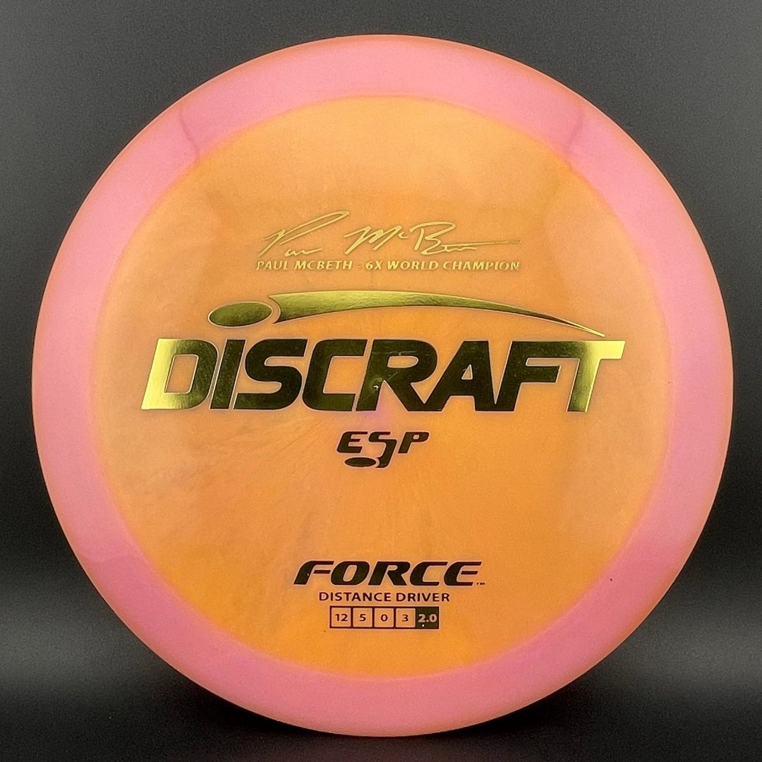 ESP Force - Paul McBeth 6x Signature Series Disc Golf Driver