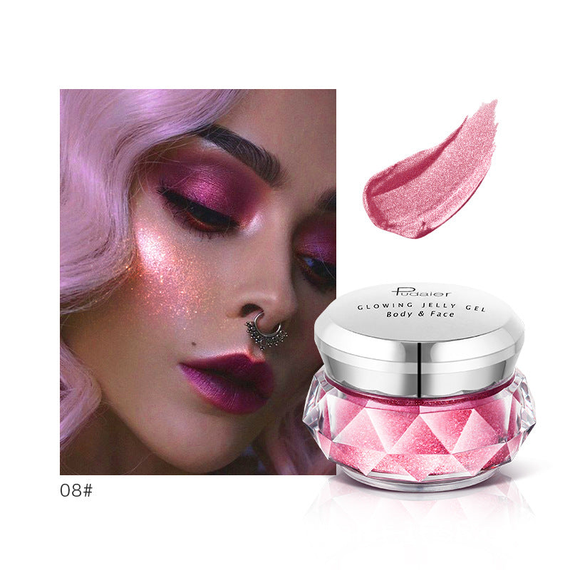 Illuminateur en Gel Pudaier et Fard à Paupières Sirène
