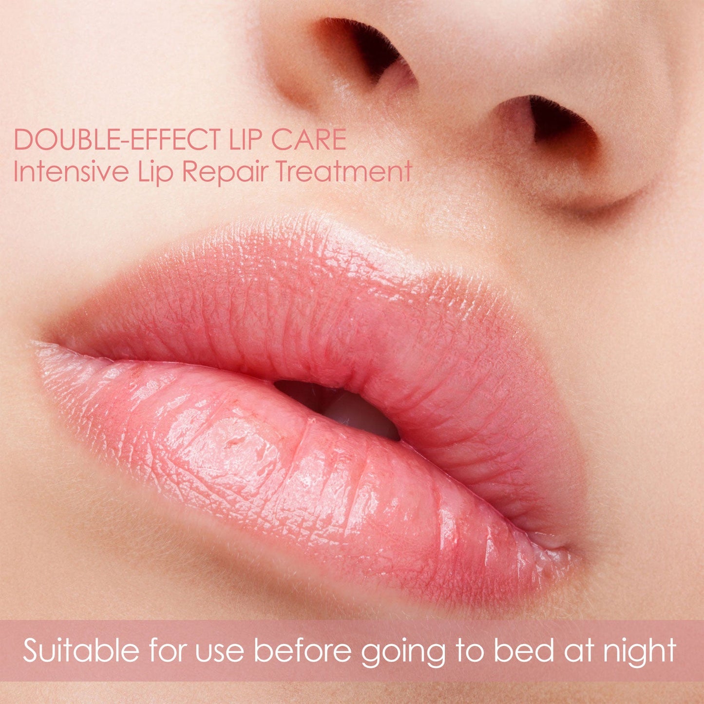 Double Effect Moisturizing Lip Balm, Moisturizing Lips, Preventing Dry Cracking, Removing Dead Skin, Moisturizing, Protecting And Fading Lip Lines - Korvel
