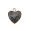 Women Jewelry  12.5mm Small Lovely Heart Pendant Labradorit Aventurine Opal Rose Crystal Quartz Stone Pendant DIY for Necklace - Korvel