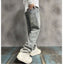 Trendy Jacquard Full Print Jeans for Men