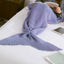Handmade Mermaid Tail Blanket - Cozy Knitted Sleeping Bag