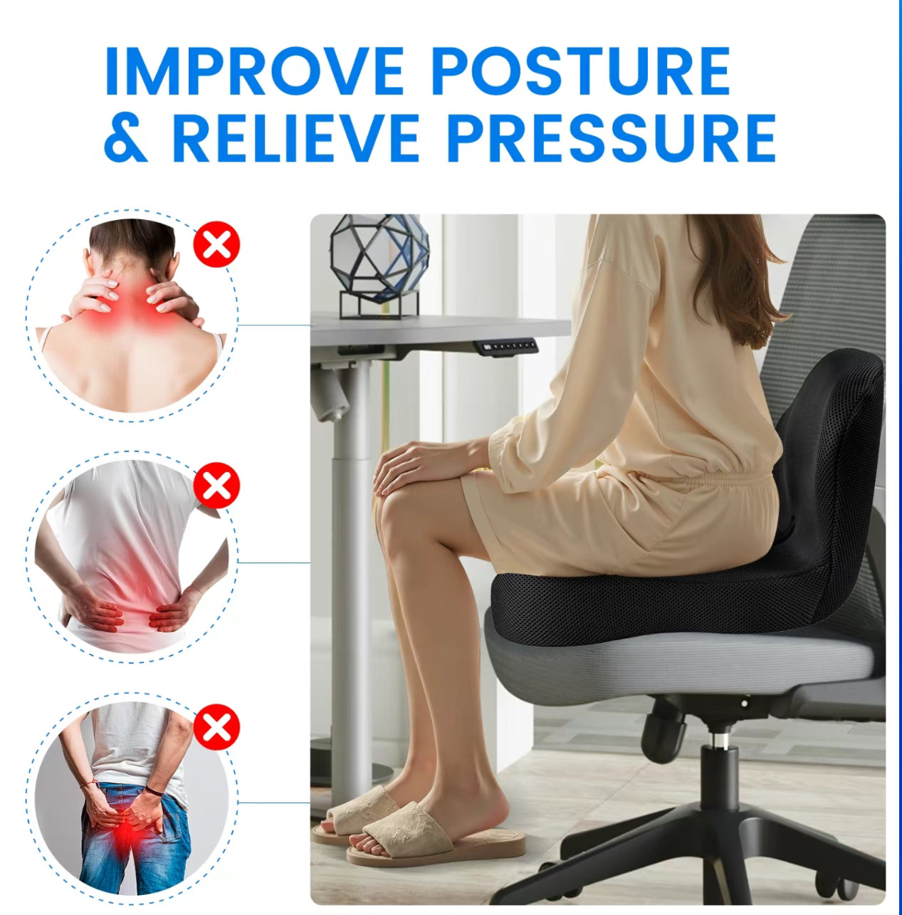 RoadEase Seat Cushion - Korvel