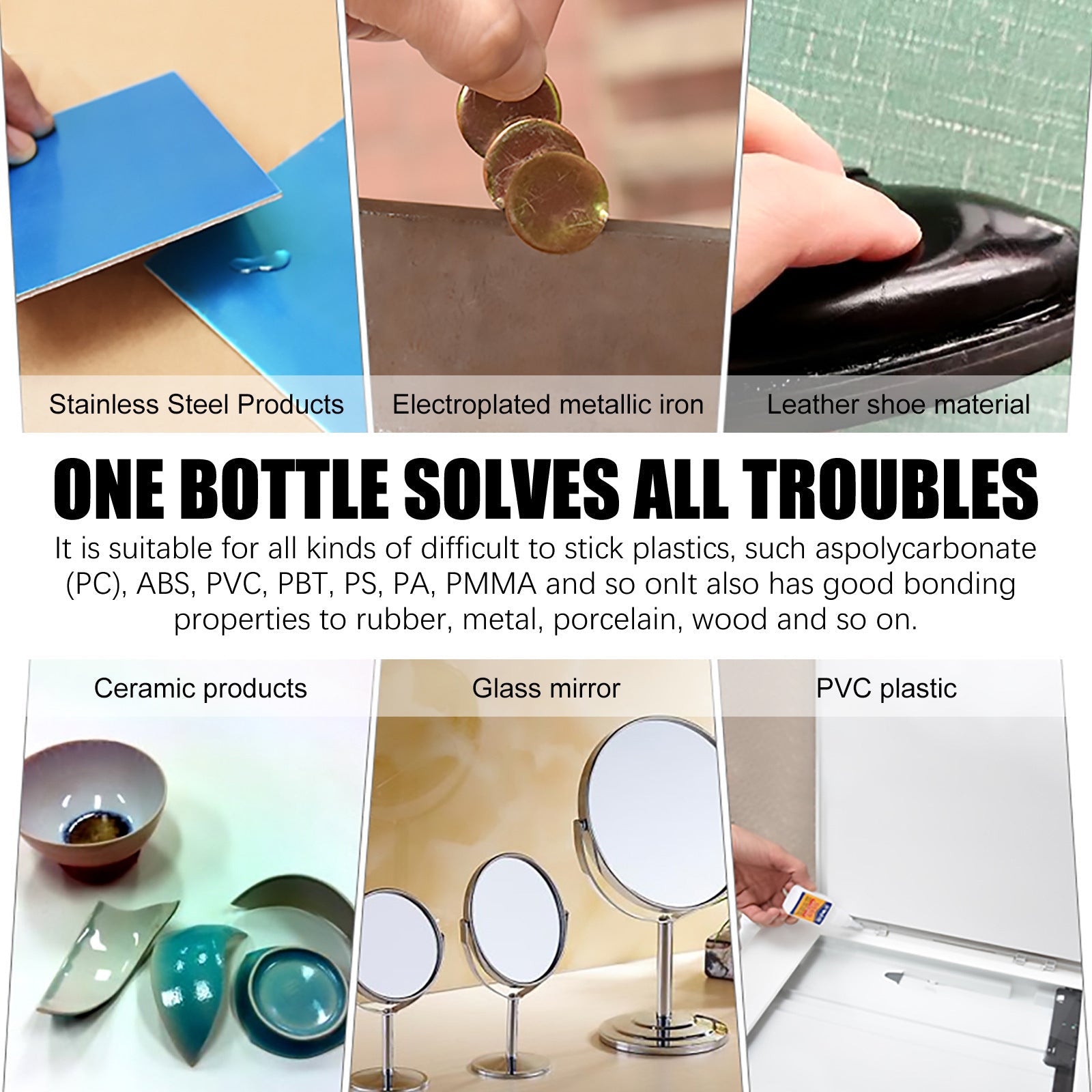 Multifunctional Repair Glue, Plastic Metal Glass Mending Shoe Glue Athletic Shoe Adhesive - Korvel