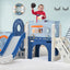 Toddler Pirate Ship Slide Set with Basketball Hoop