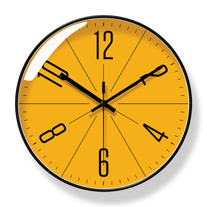 Brand - new 10/12 - inch modern wall clock. Its silent quartz makes it perfect for living rooms. - Korvel