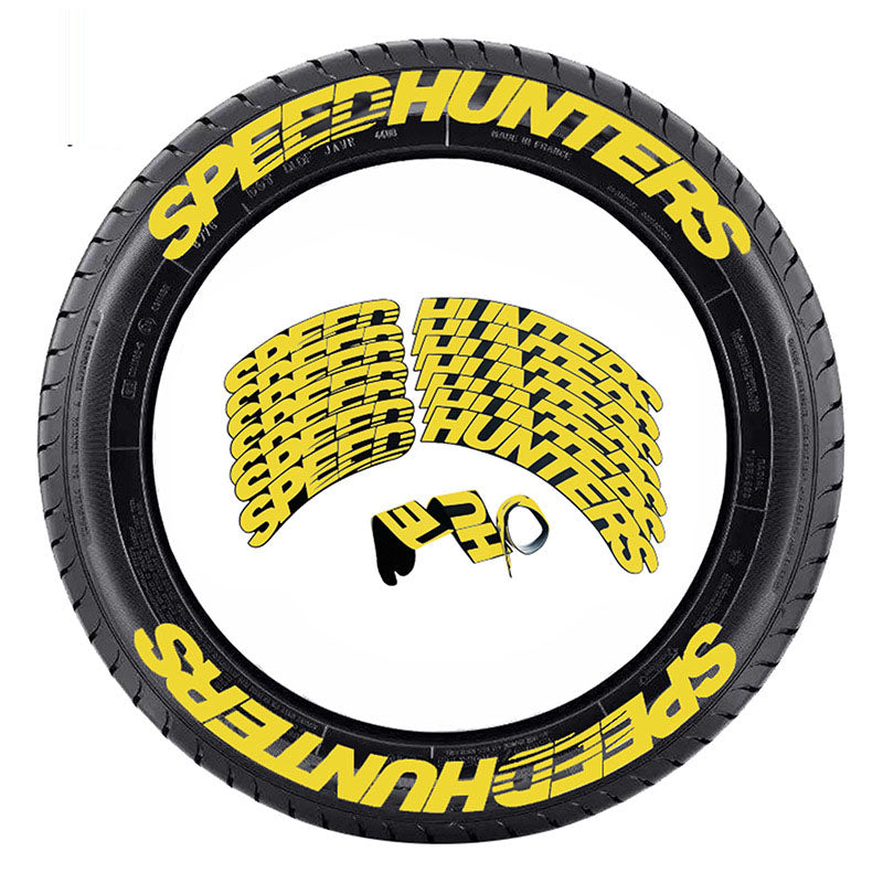 Premium Tire Letter Stickers for Car and Motorcycle Decoration