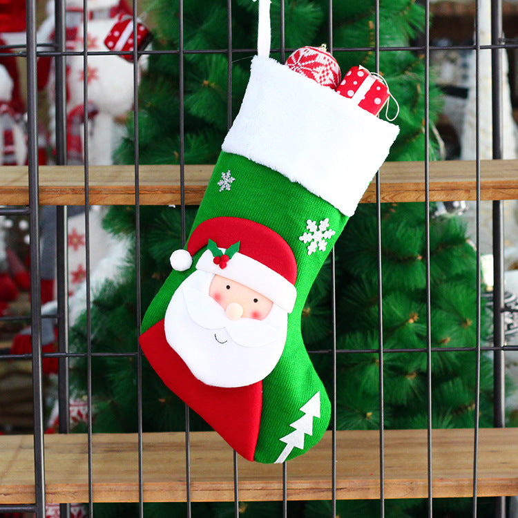 Christmas tree decorations, Christmas socks, gift bags, large candy gift bags, Christmas decorative socks - Korvel