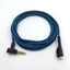 Suitable for Arctis 3 5 7 Sairui Ice Gaming Earphone Cable Blue Black Stripe Audio Cable - Korvel