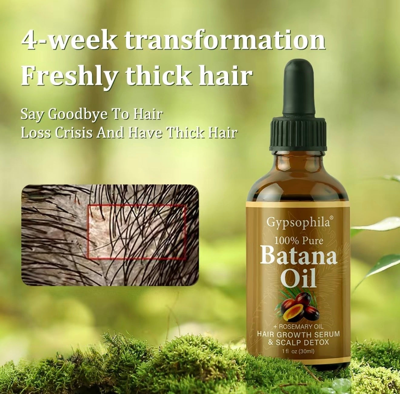 BataRoot Strength Oil - Nourishing Hair Care Solution