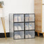 Foldable Shoe Storage Box - Stackable & Dustproof Organizer