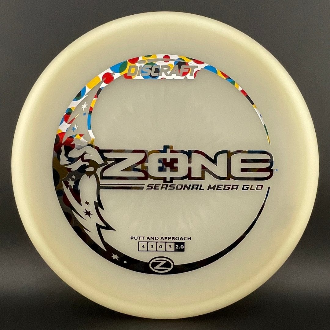 Discraft Mega Glo Zone - Premium Glow Disc Golf Putter