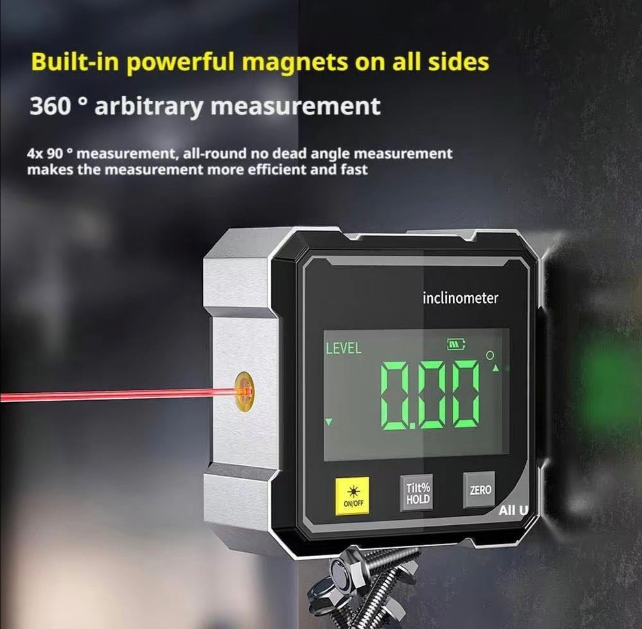 PrecisionBeam Angle Meter for Accurate Measurements