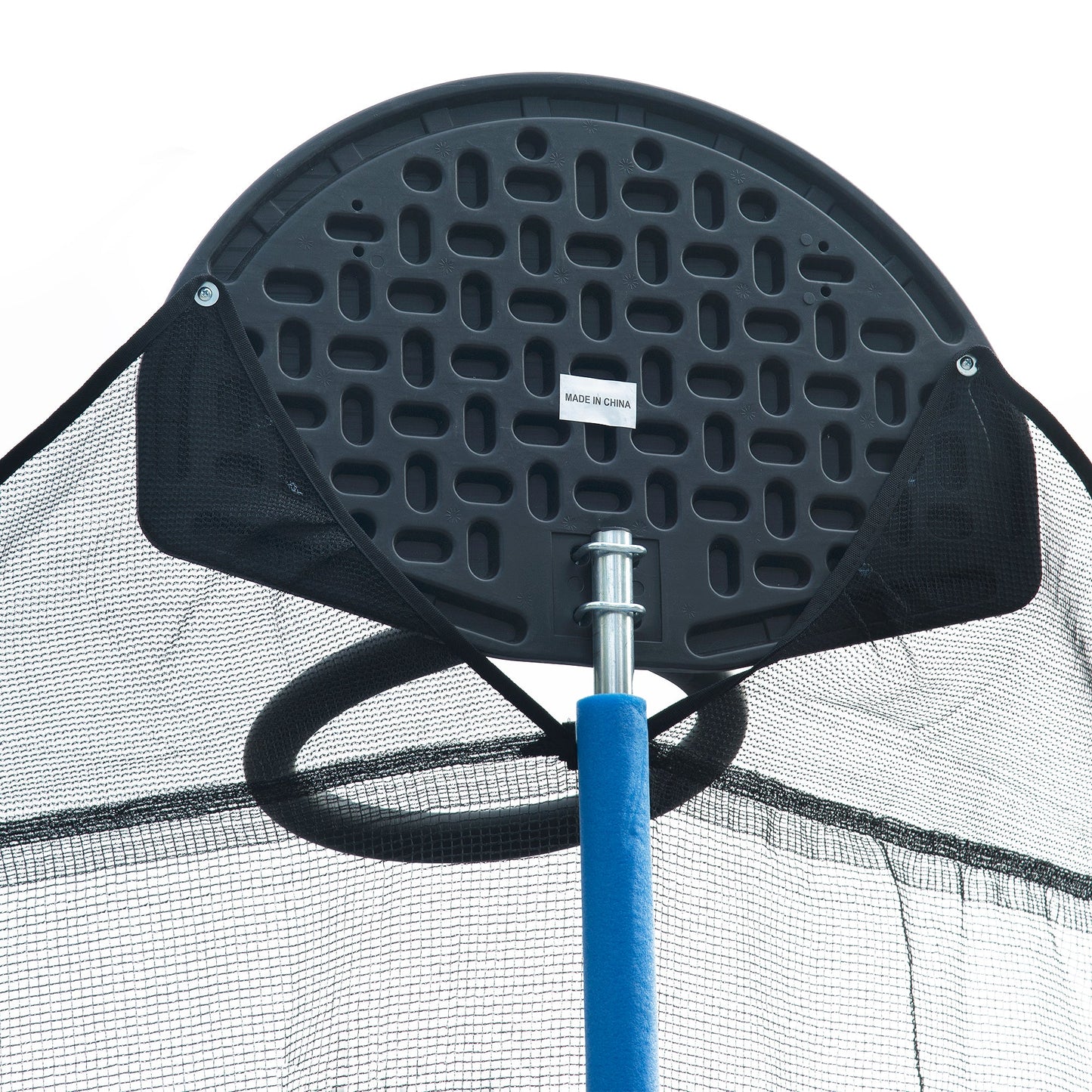 14FT Trampoline for Adults & Kids with Basketball Hoop, Outdoor Trampolines w/Ladder and Safety Enclosure Net for Kids and Adult - Korvel