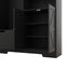 Multi-functional Hall Tree with Storage Shelves Drawers and Cabinet, Elegant Hallway Shoe Cabinet with Bench Modern Black - Korvel