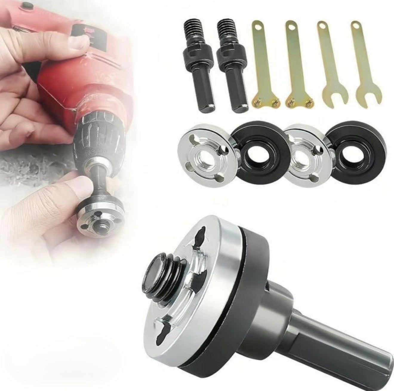 Juego de Adaptadores GrindLink para Taladros Eléctricos