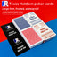 Texas Hold'em PVC waterproof poker, coarse frosted, pro - authorized, wide & large - printed - Korvel