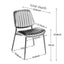 2-piece retro linen chair set with curved wooden backrest, cushioned seat, adjustable metal legs, (Beige Linen) - Korvel