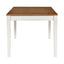 Conjunto de Mesa de Comedor de Madera de 6 Piezas TOPMAX de Estilo Mid-Century