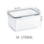 Kitchen food sealed preservation box fruit and vegetable drainage plastic storage box with lid - Korvel