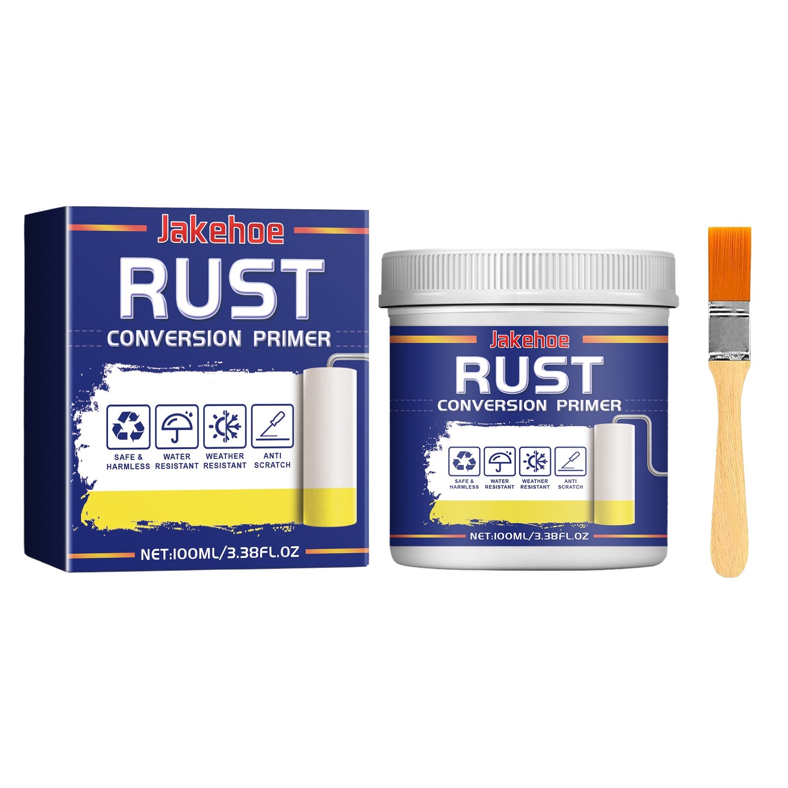 Rust Conversion Primer, Iron Door Metal Gear Bracket Rust Stair Handrail Corrosion Remover - Korvel