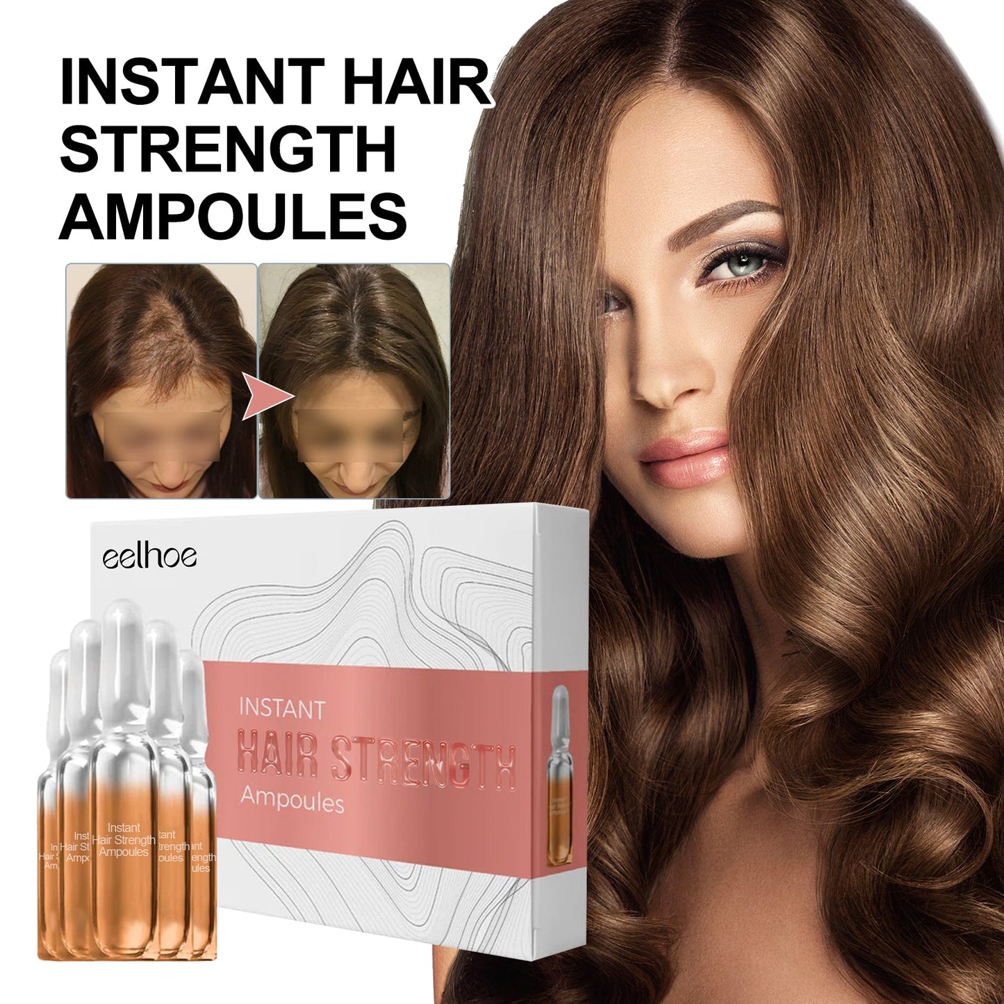 Hair Care Ampere Thick, Strong, Nutritious, Soft And Restorative Scalp Hair Root Massage Solution - Korvel