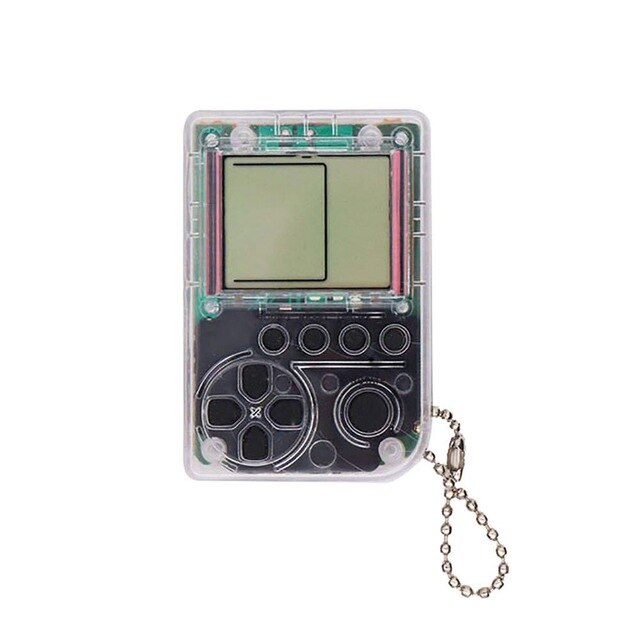 Mini Console Game Machine Children's Handheld Nostalgic Mini Game Console With Keychain Tetris Video Game Kids Children Gifts - Korvel