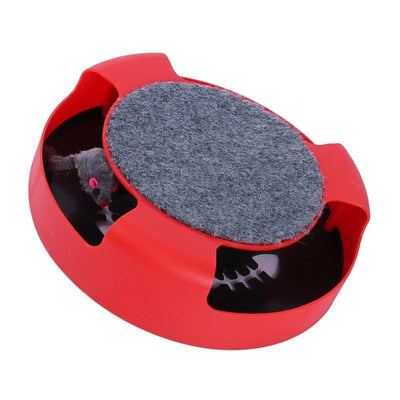 Rotating Cat Wheel Puzzle Game - Engaging Teasing Toy