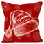 Christmas hat pillowcase linen Christmas tree letter print pillowcase holiday - Korvel