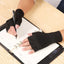 Indoor Writing Copper Fiber Health Care Half Finger Rehabilitation Training Joint Pain Relief Gloves Pressure Gloves - Korvel