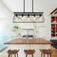 5-Light Farmhouse Chandeliers For Dining Room (No Bulbs) - Korvel