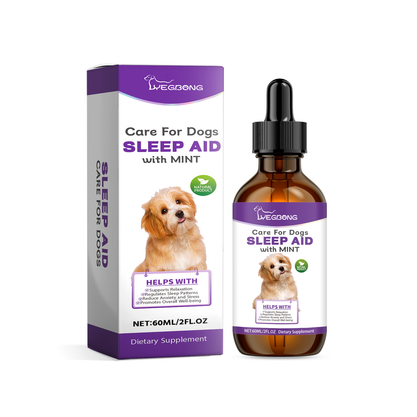 Premium Dog Sleep Drops for Restful Nights