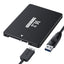 USB 3.0/SATA III 2.5-inch aluminum case M2 NGFF SSD solid state drive box - Korvel