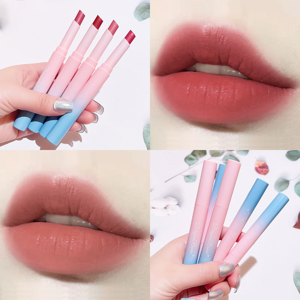 Makeup Automatic Rotating Lipstick Pen Matte Matte Lipstick Pen Not Easy to Decolorize Affordable Beauty Makeup - Korvel