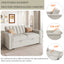 U_STYLE Convertible Soft Cushion Sofa Pull Bed ,for Two People to Sit On - Korvel