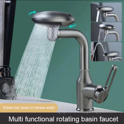 UFO Adjustable Bathroom Sink Faucet